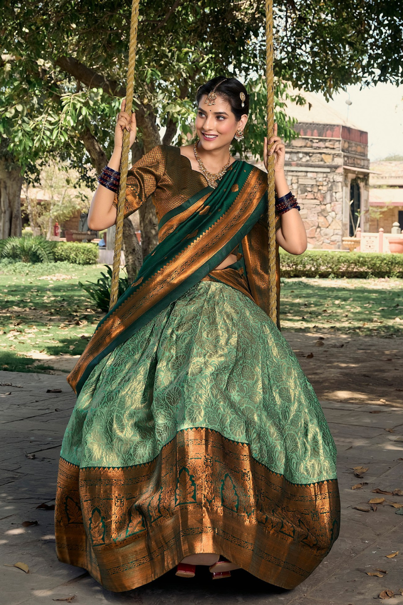 New Model Pattu Half Sarees Online