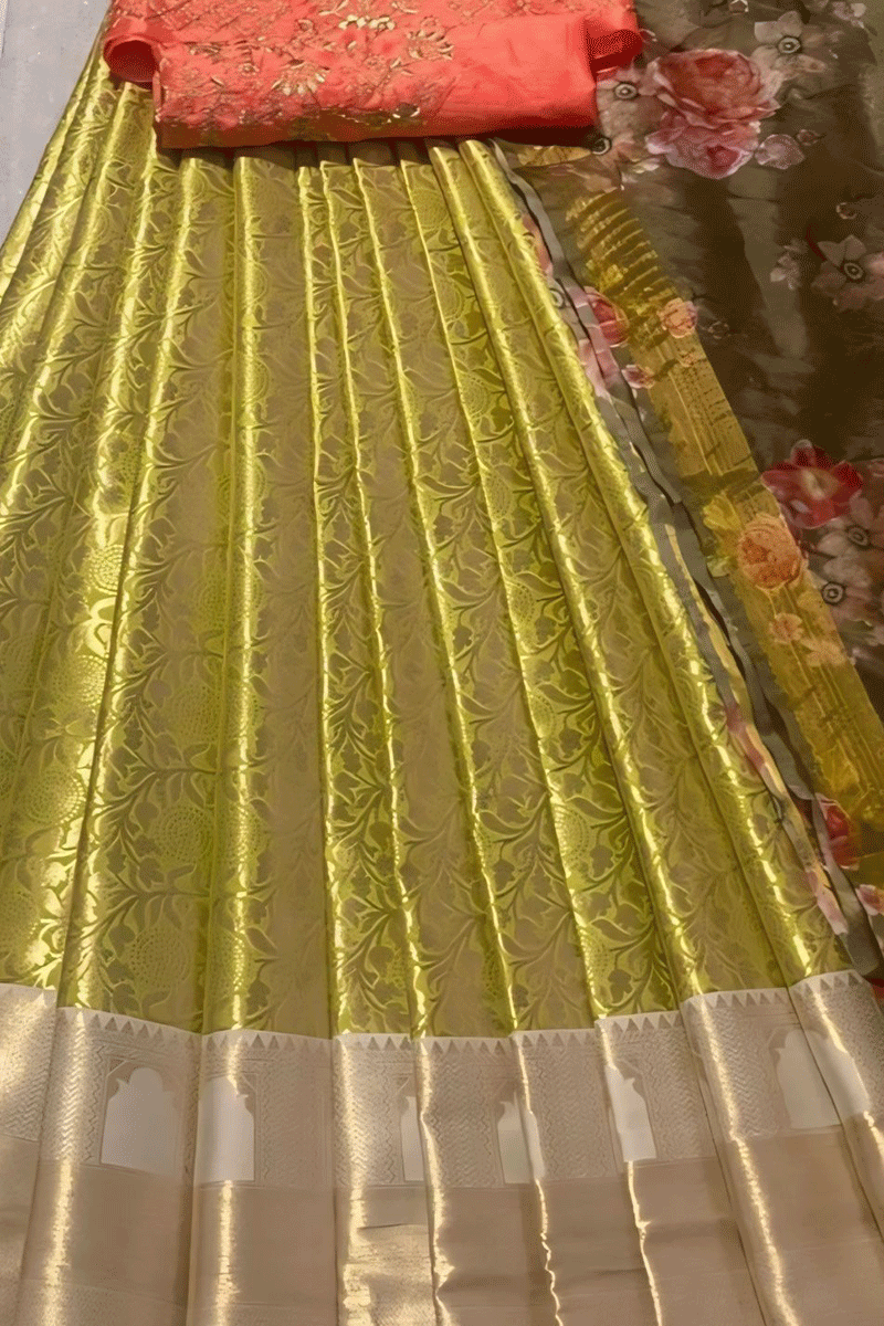 Kanjivaram Silk Saree For Bride