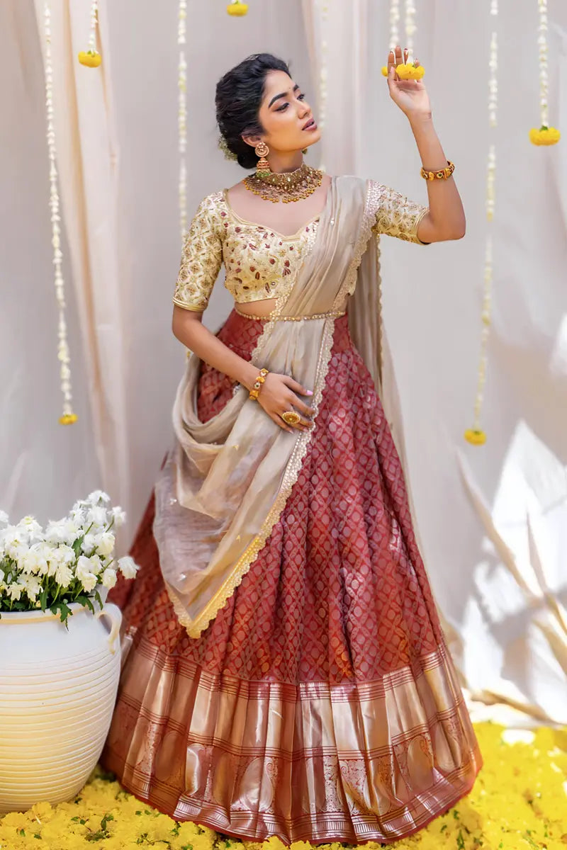 South Indian Half Saree Online Shopping