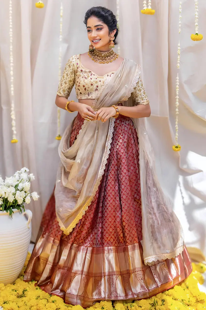 South Indian Half Saree Online Shopping
