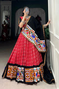 heavy flair gamthi work lehenga choli
