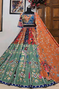 heavy flair multi designer lehenga choli