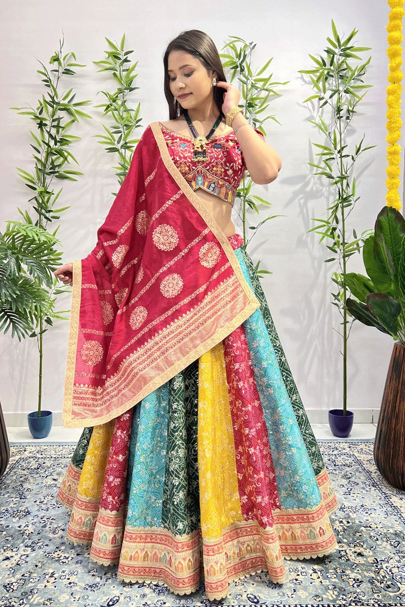 heavy lehenga for navratri