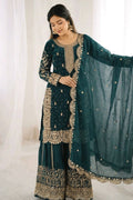 heavy sequin work plazo dress