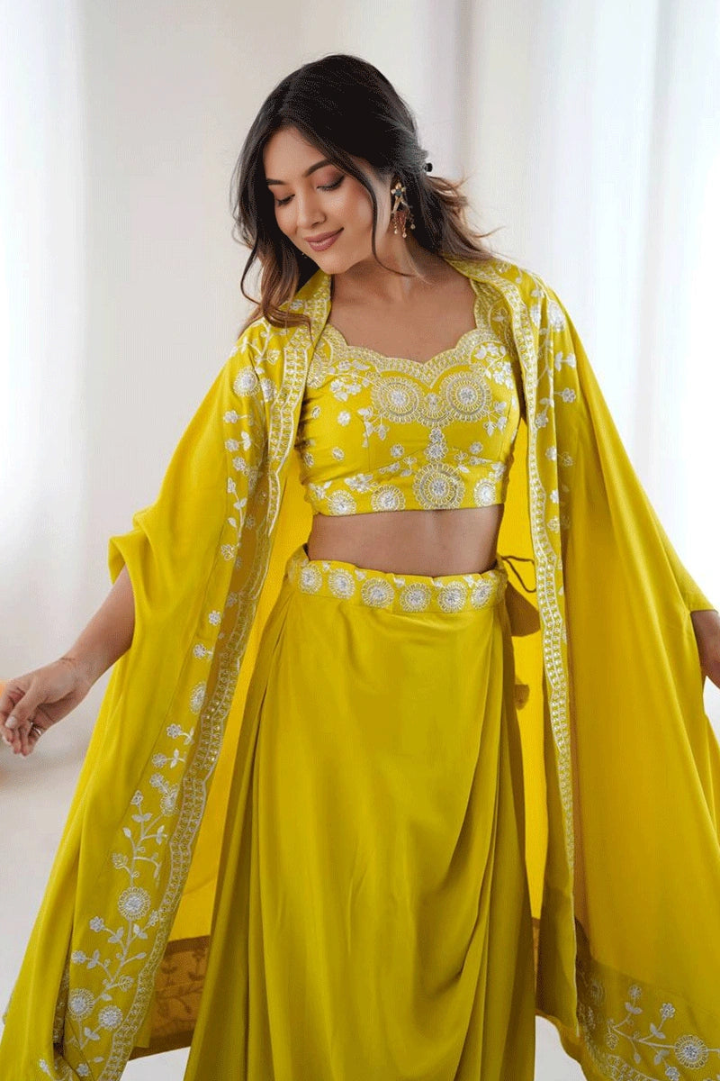 indo western dress for haldi function