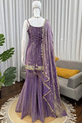 indo western plazo dress for girls