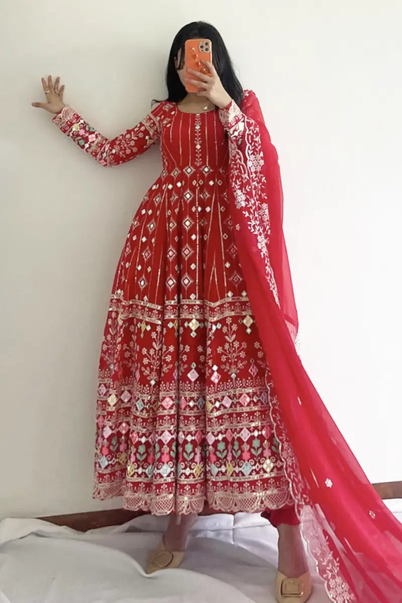 karwa chauth gown for women