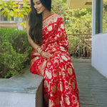 Karwa Chauth Sarees Online Buy Red