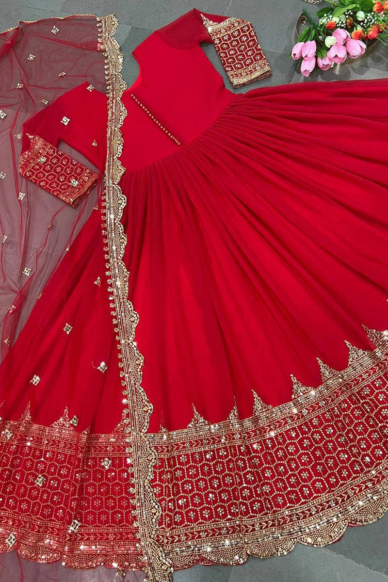 karwa chauth gown for women