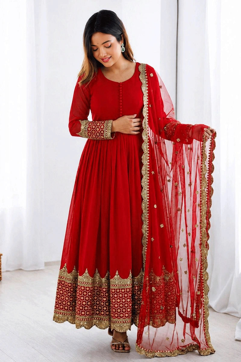 Formal Simple Anarkali Dress Short Anarkali Dress: Knee-length Pink Suit With Free Matching Formal Simple Anarkali Dress Short Anarkali Dress: Knee-length Pink Suit With Free Matching