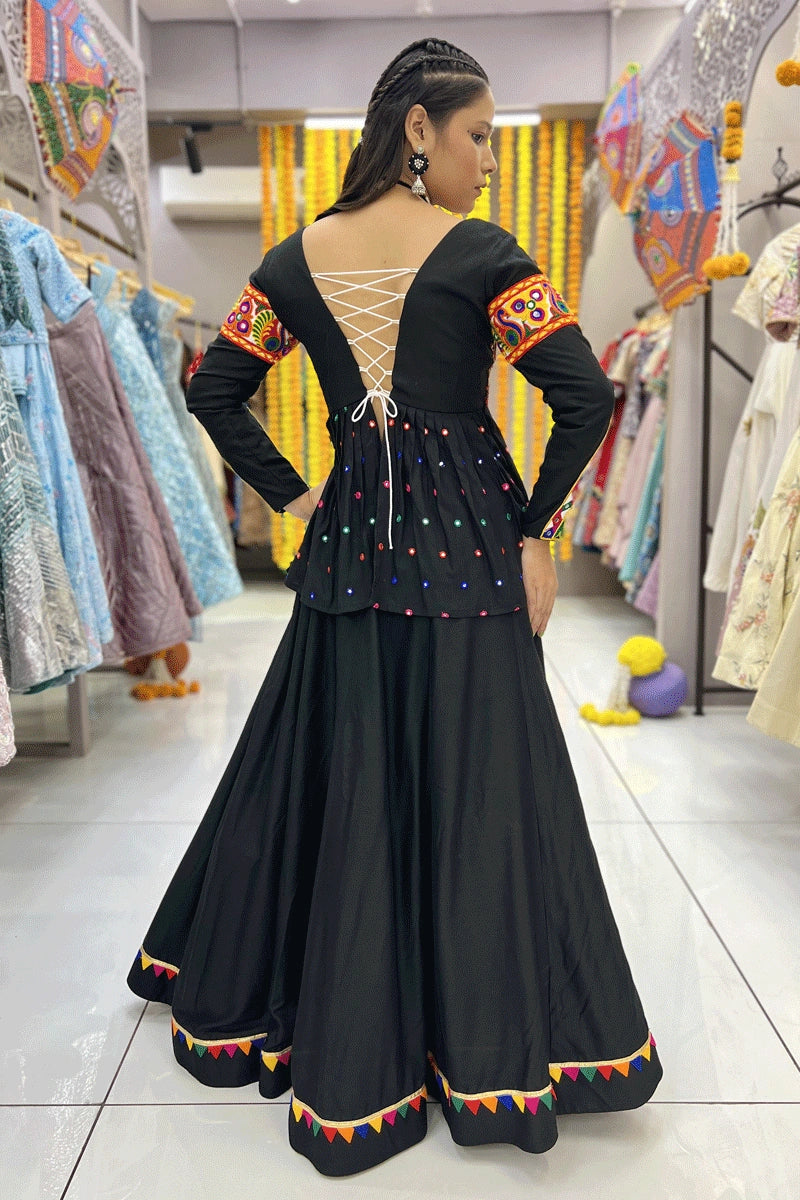 black lehenga for wedding