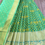 kerala kasavu trendy half saree designs
