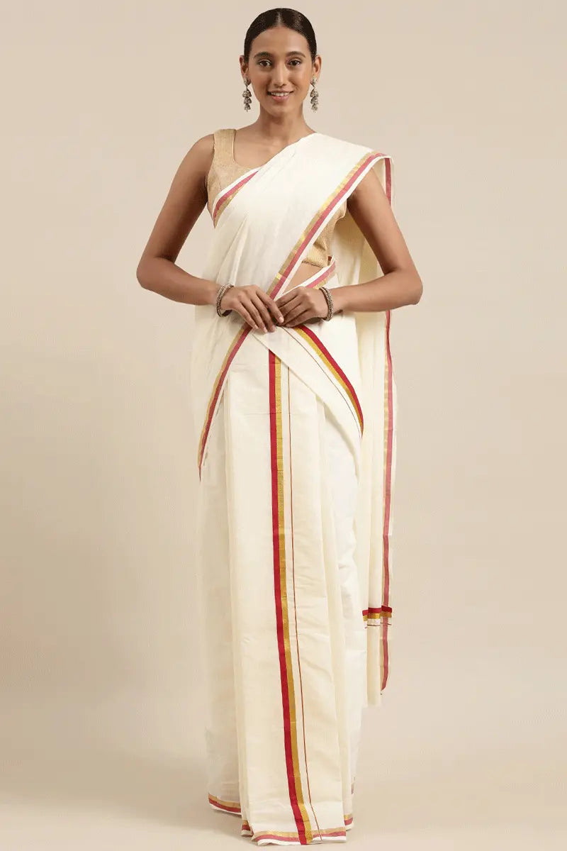 tarditional kerala saree for onam