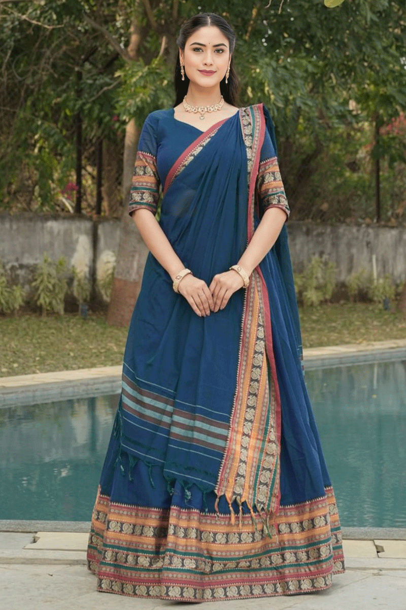 kerala style half saree