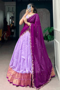 kerala style pavadai davani for girls