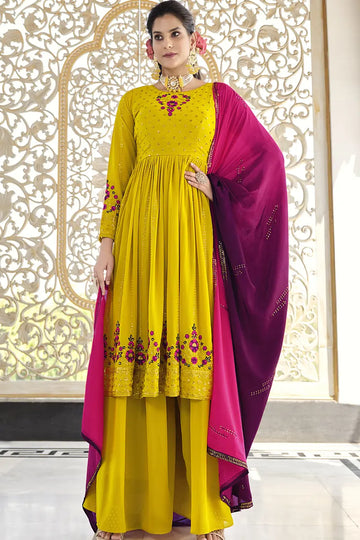 Shop Yellow Suit Design For Girls With Price