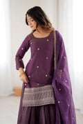 kurti with lehenga for girls