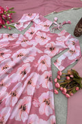 latest floral gown for girls