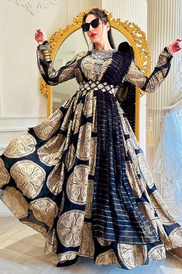 Ladies gaun dress design hot sale