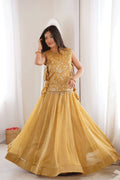 latest ready to wear lehenga choli with koti