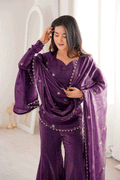 latest sharara top for gen z