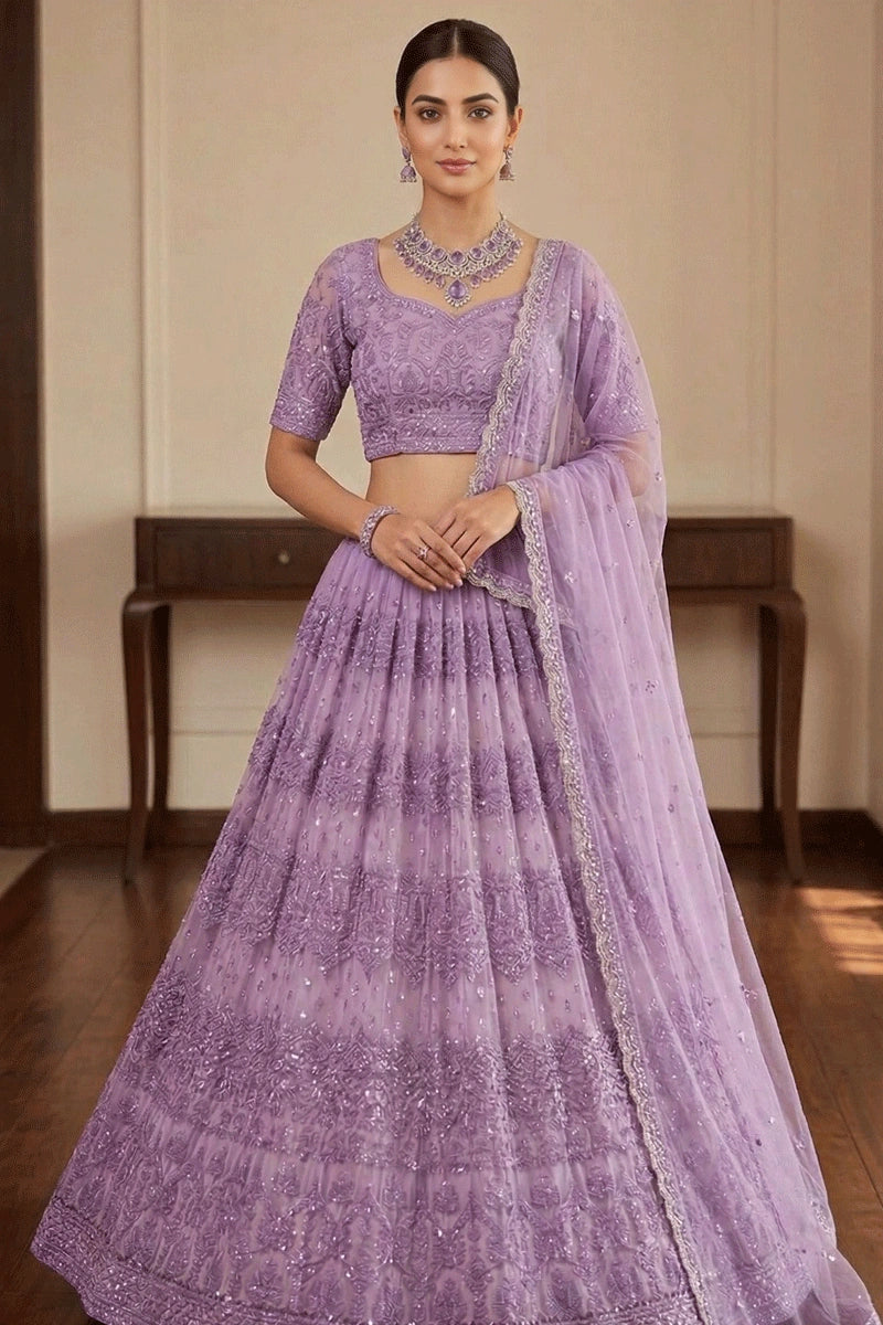 latest zari work lehenga choli