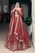 light maroon lehenga choli 