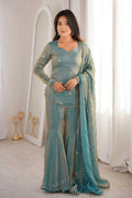 long sleeves sharara set for girls