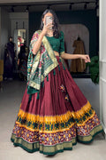 maroon lehenga choli for navratri