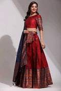 maroons outh indian saree