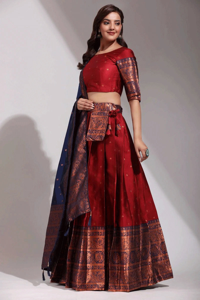 maroons outh indian saree