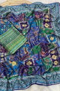 mirror work saree for wedding