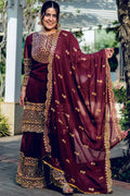 modern punjabi sharara suits