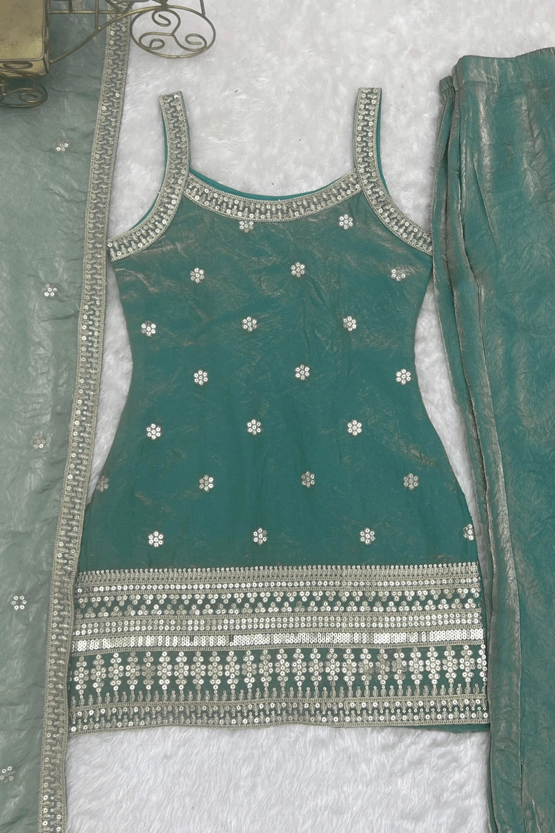 modern bell bottom outfit for girls