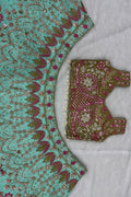 modern engagement lehenga outfit