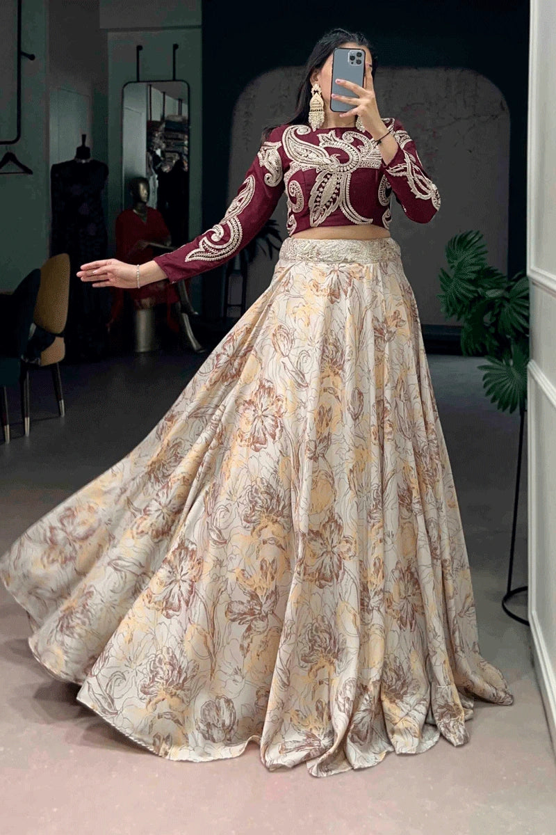 modern lehenga for dj function