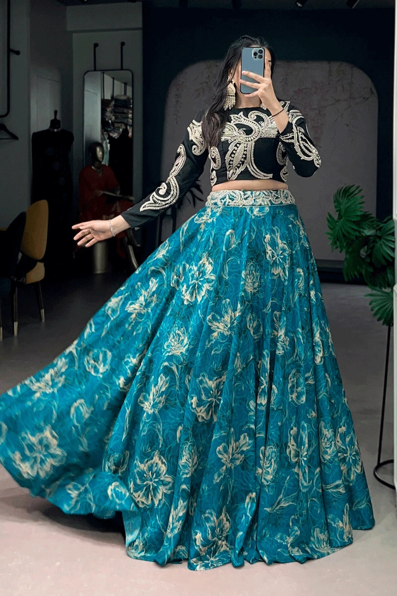 modern party lehenga outfit