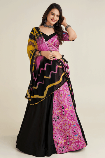 multi colour lehenga choli 