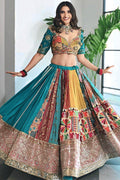 multi colour lehenga choli for garba night