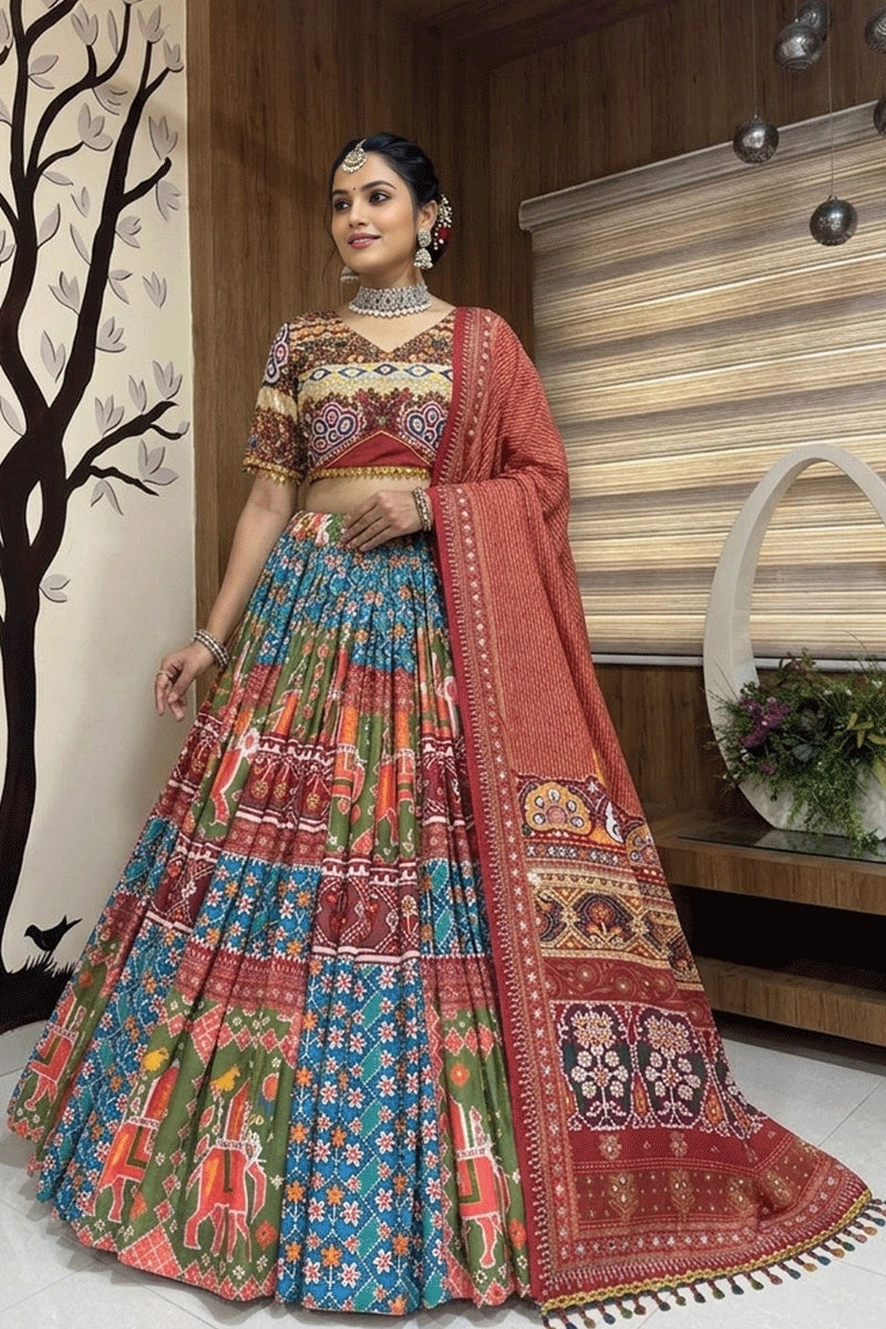 multicolor chaniya choli 