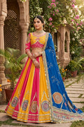multicolor chaniya choli for garba
