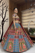 multicolor chaniya choli fro garba