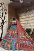 multicolor chaniya choli fro garba night