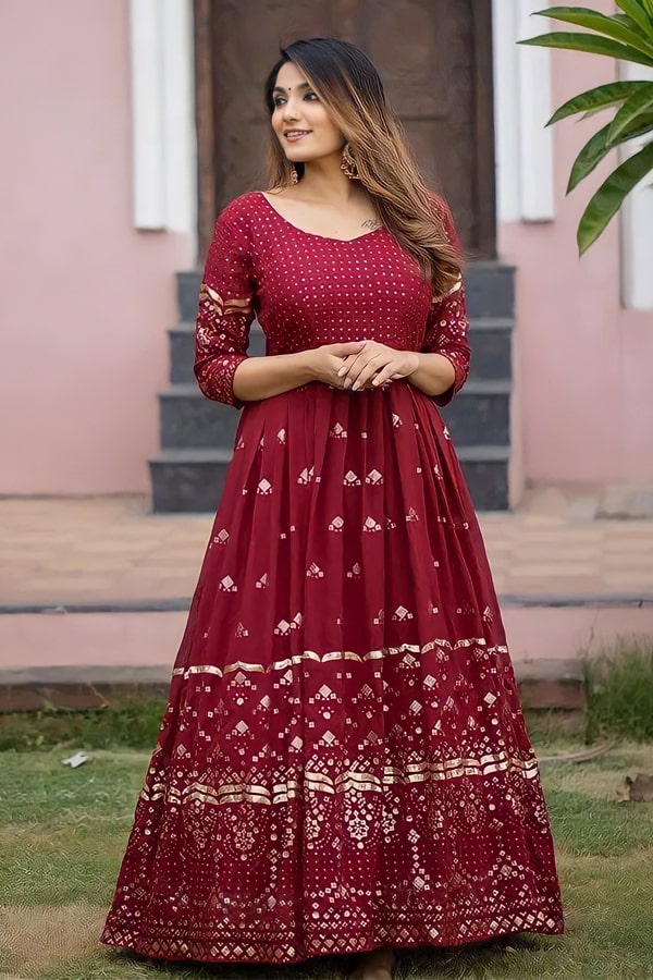 Navratri special new long gown design images 2022 - Anaya Designer Studio