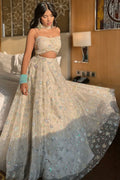 off white lehenga for wedding function