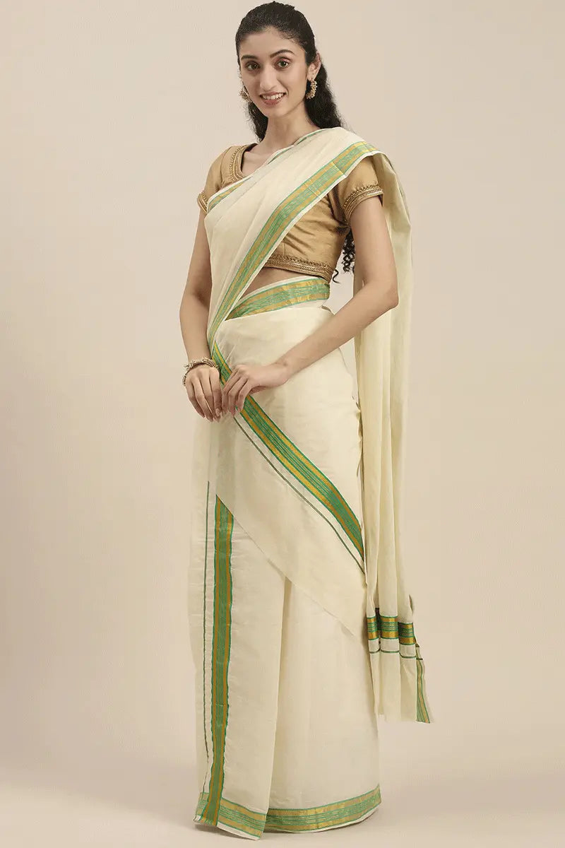 onam saree look