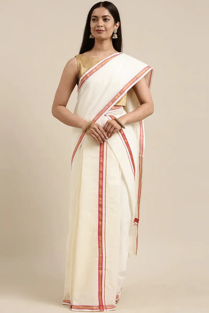 onam saree pose