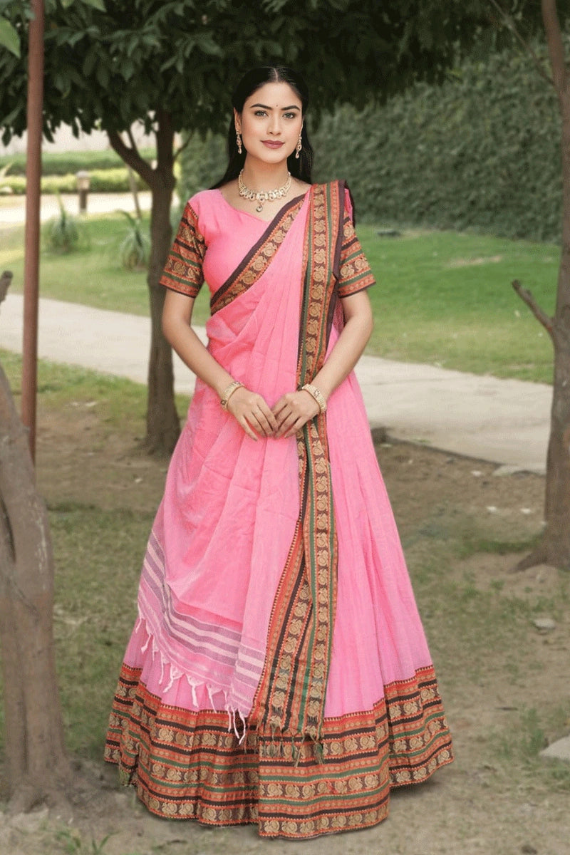 onam special pattu pavadai