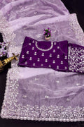organza saree for women