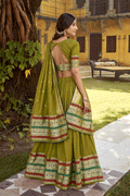 paithani style lehenga for wedding function 
